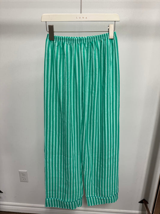 26111B Striped Cotton Sleep Set - Bottom