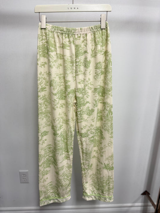 26136B Floral Print Loungewear Set Bottom