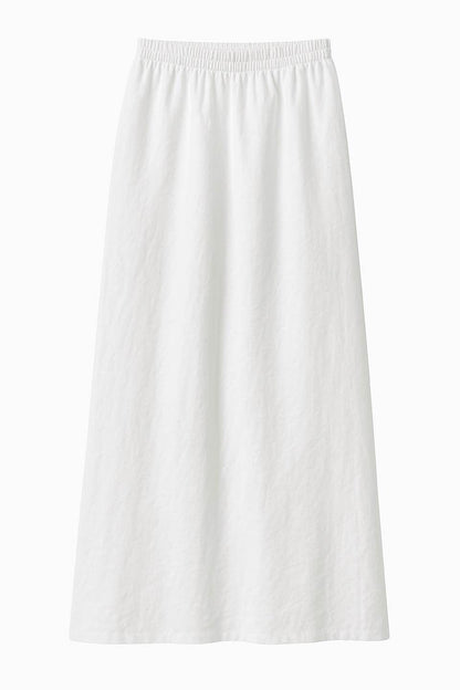 2501 Linen Maxi Skirt