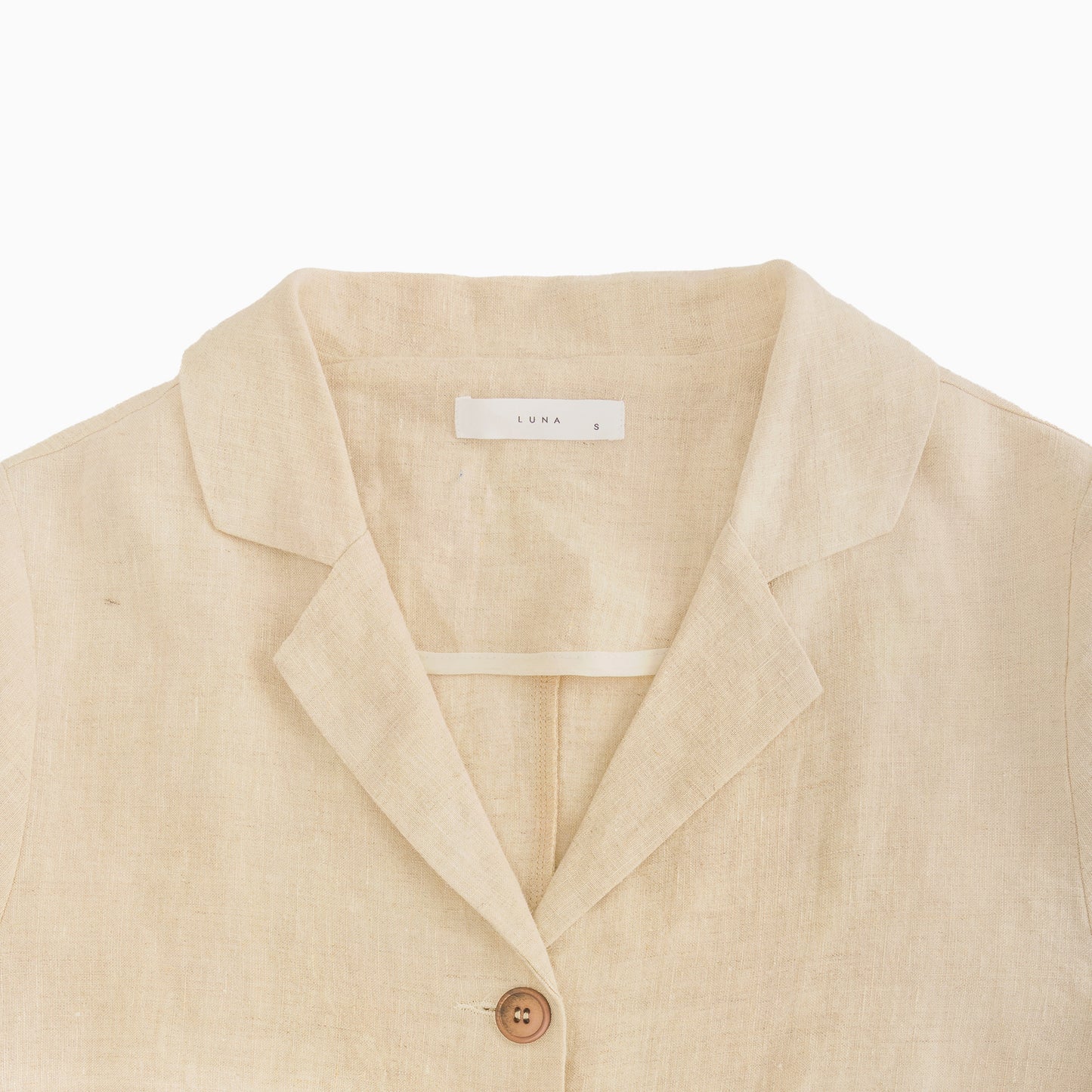 25104 Linen Crop Top