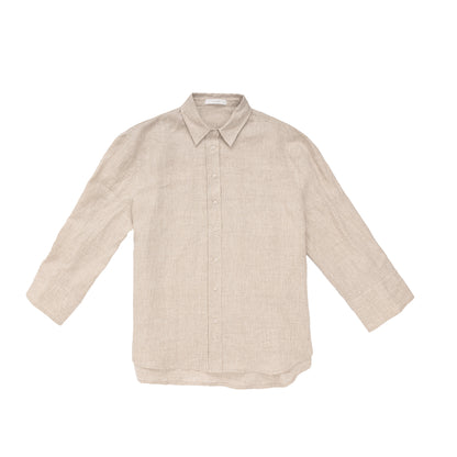 25108 Linen Long Sleeve Button Down Shirt