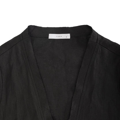 25114 Linen Cardigan Long