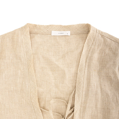 25114 Linen Cardigan Long