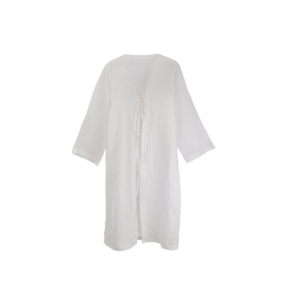 25114 Linen Cardigan Long