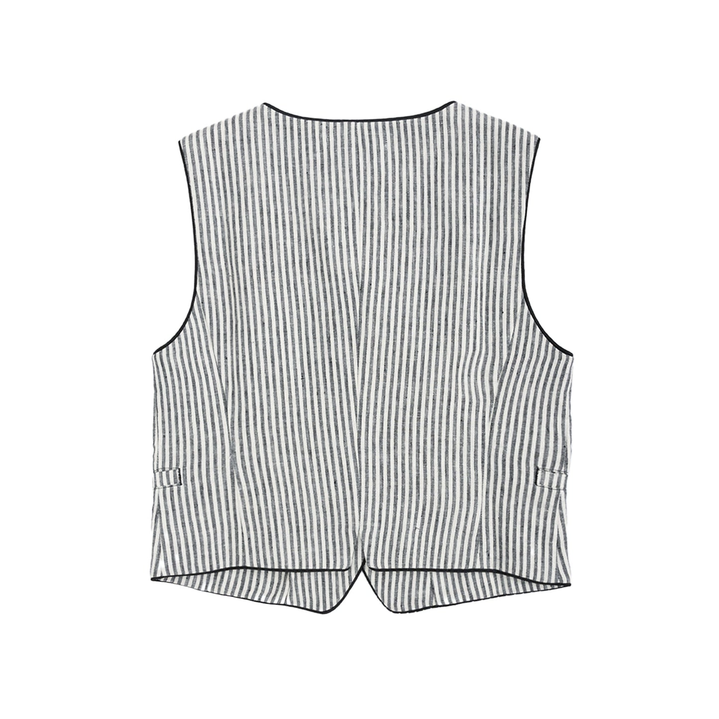 25123 Linen Vest - Set