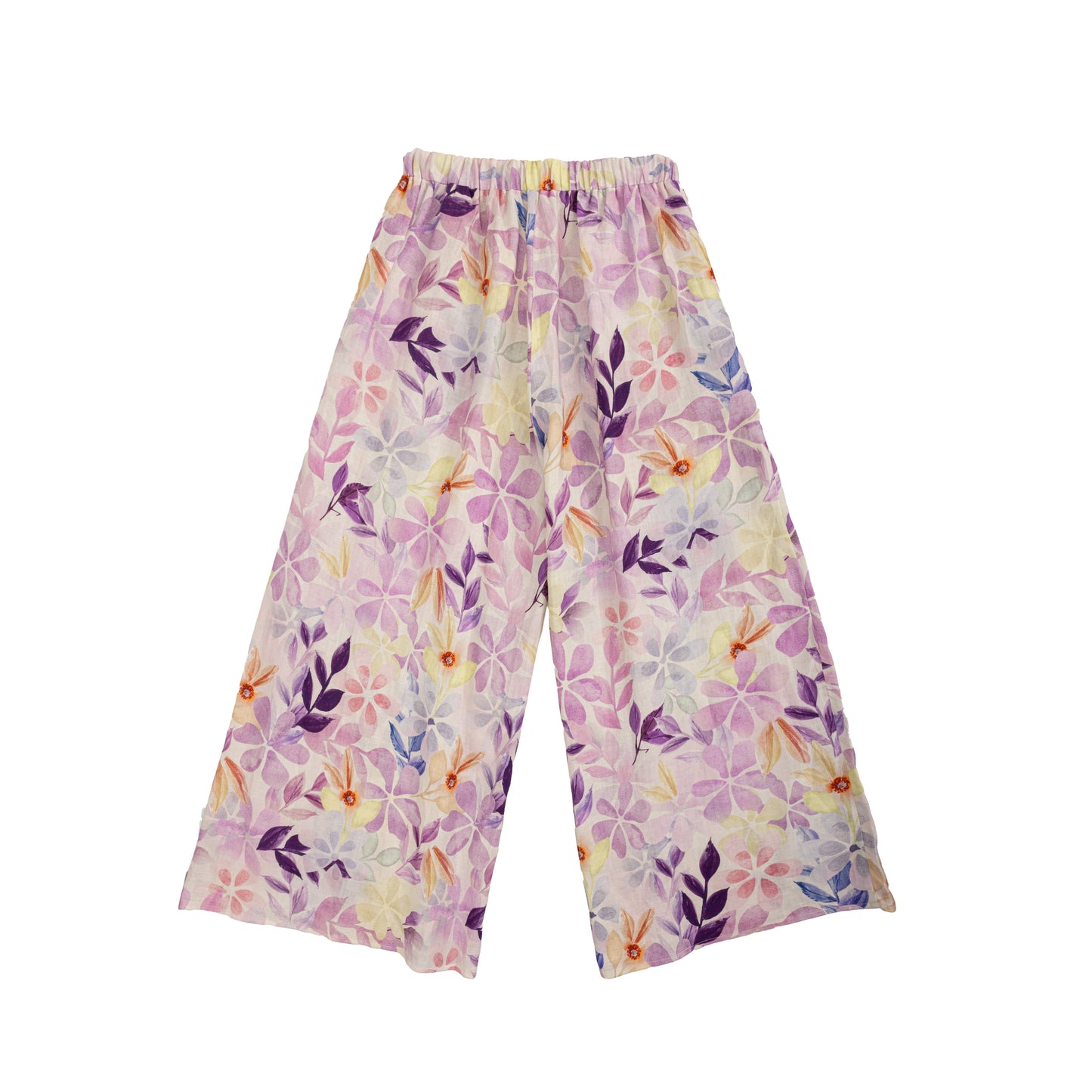 25134 Linen Print Pants