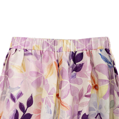 25134 Linen Print Pants