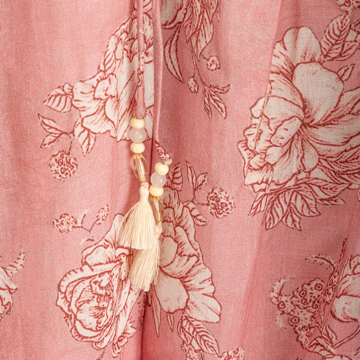 25142 Floral Linen Dress