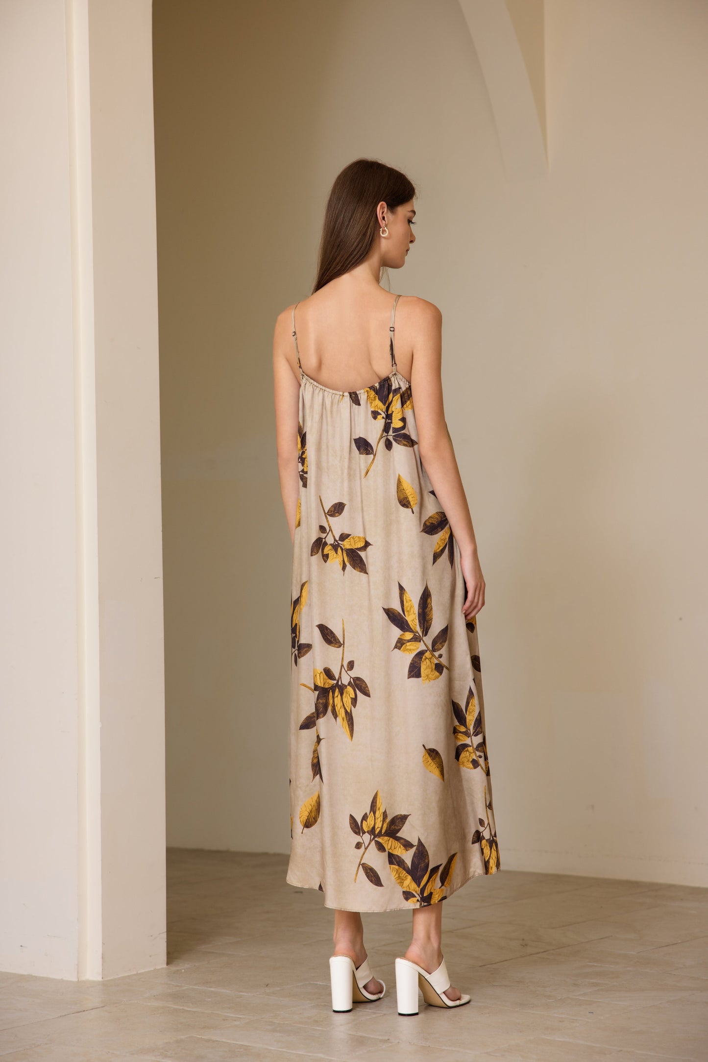25155 Floral Midi Dress