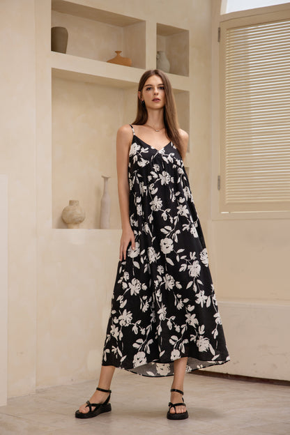 25155 Floral Midi Dress