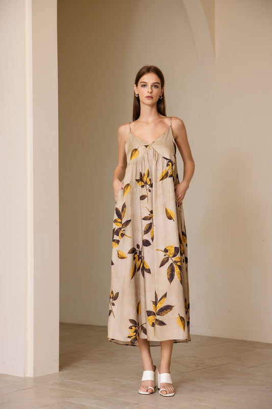 25155 Floral Midi Dress