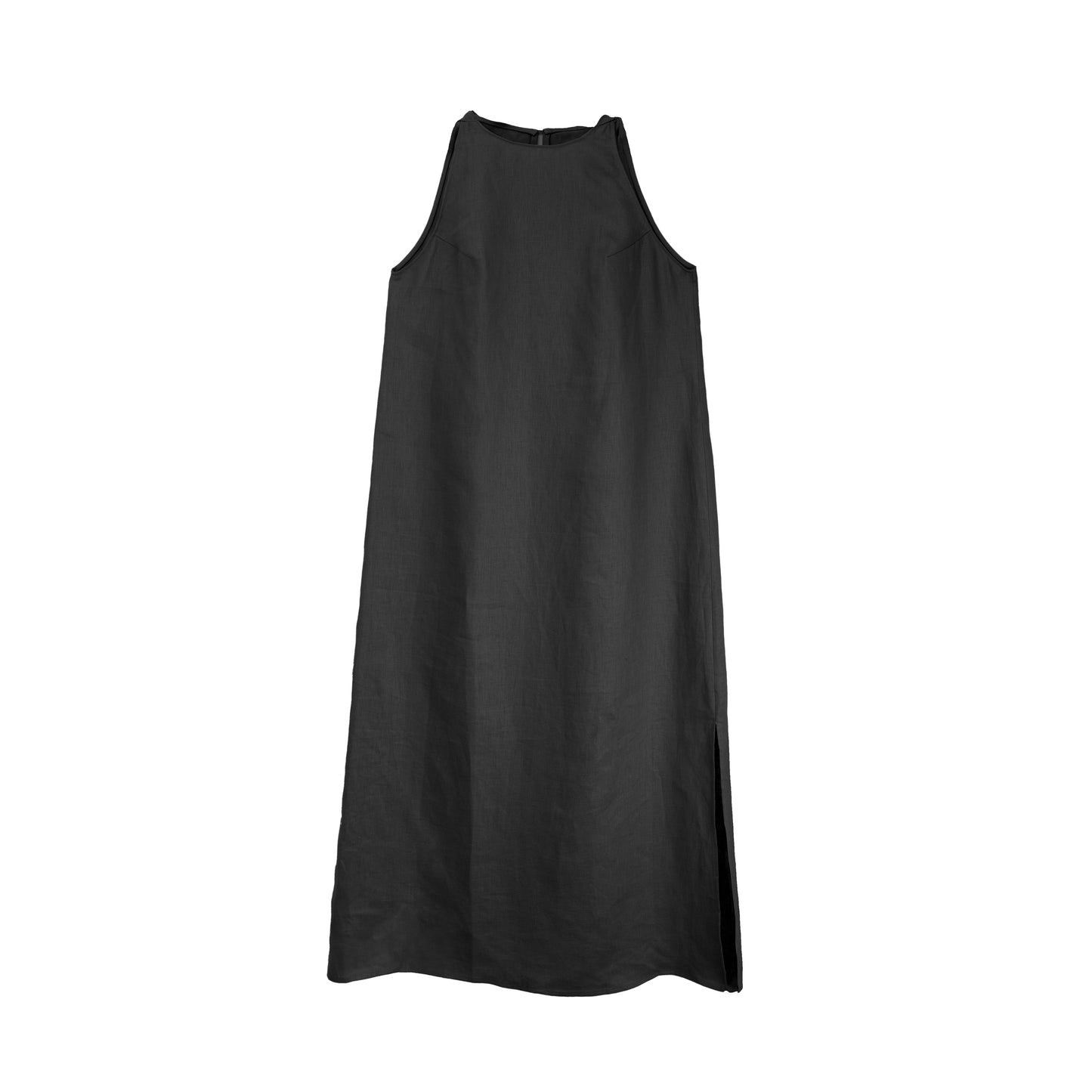 25156 Linen sleeveless Dress