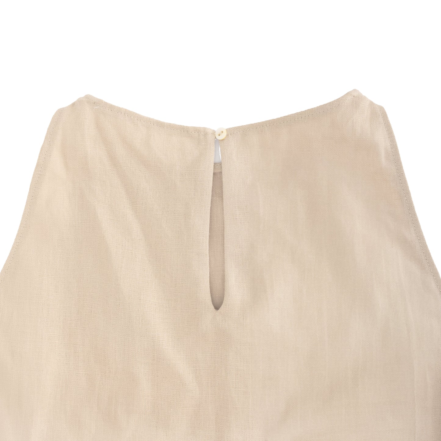 25156 Linen sleeveless Dress
