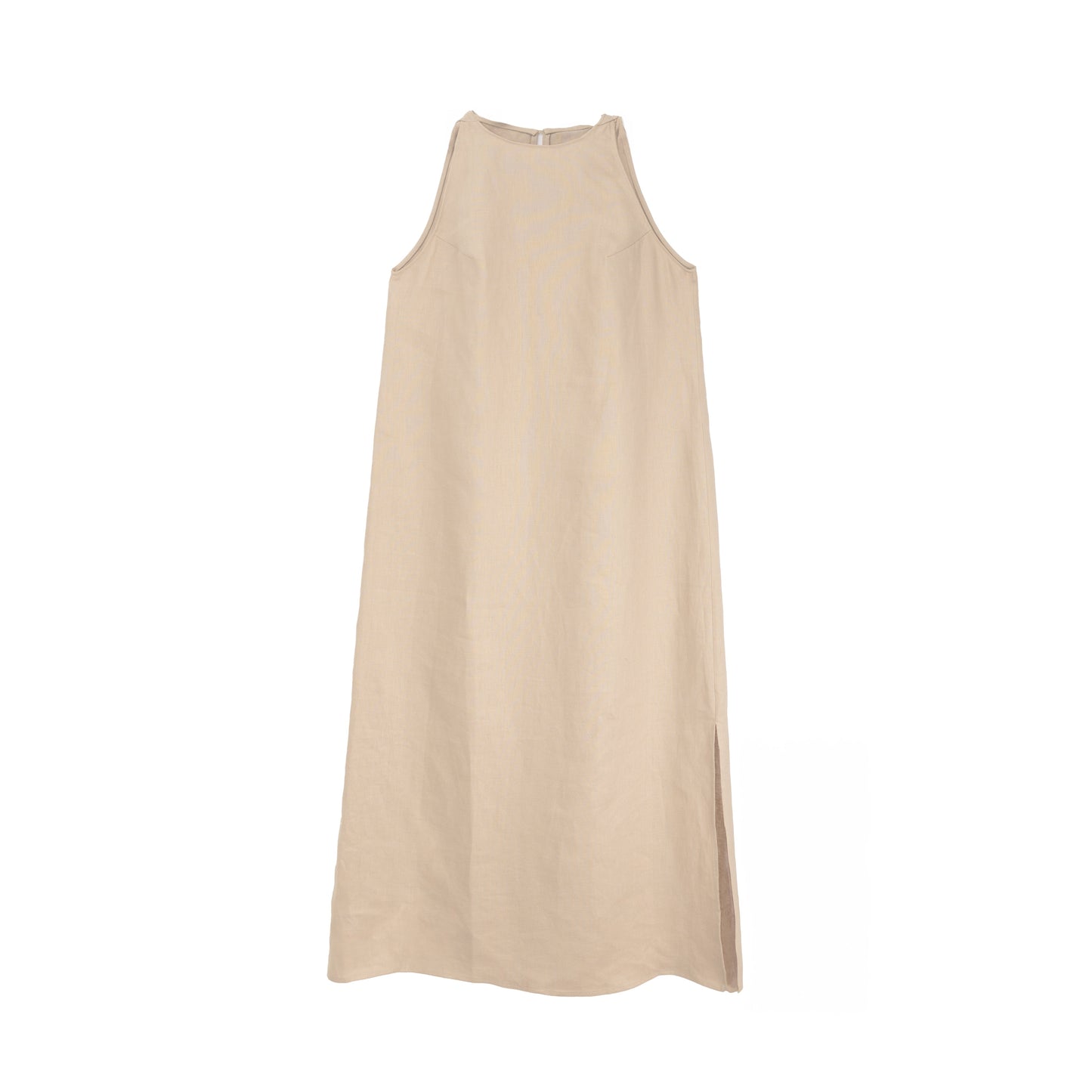 25156 Linen sleeveless Dress