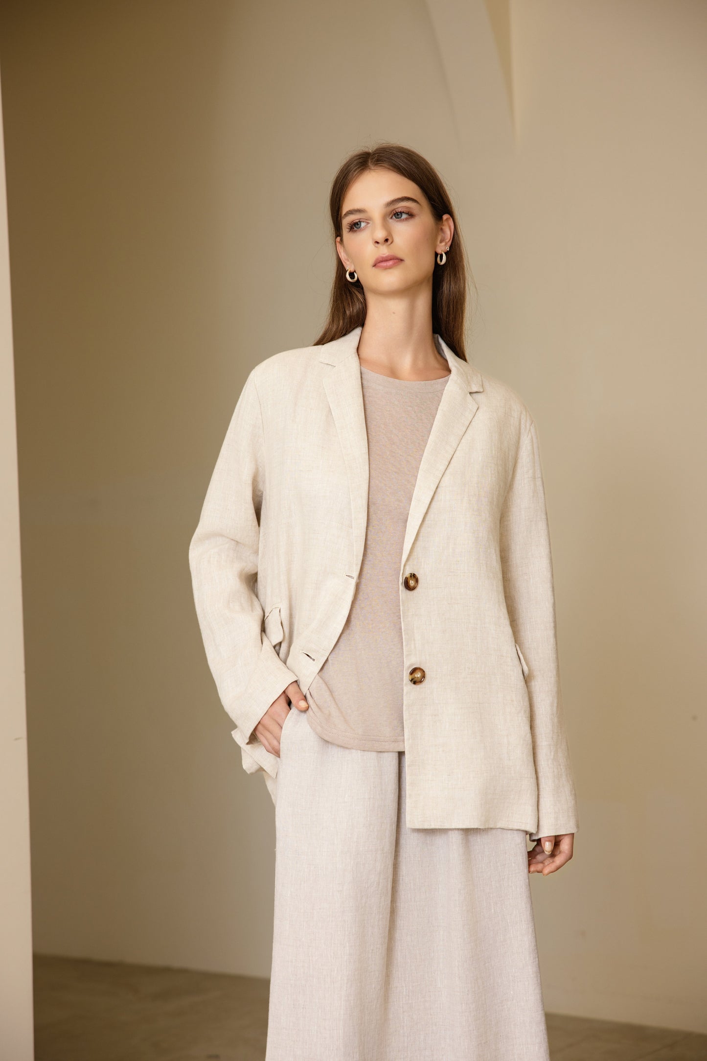 25174 Linen Blazer