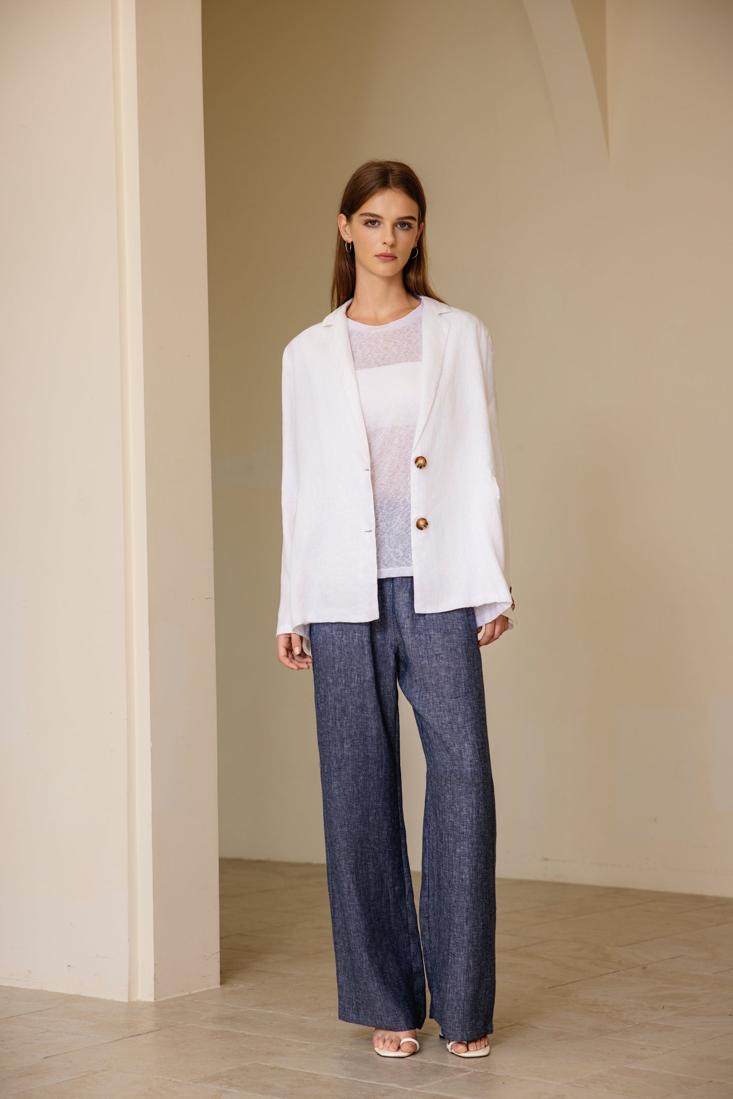 25174 Linen Blazer
