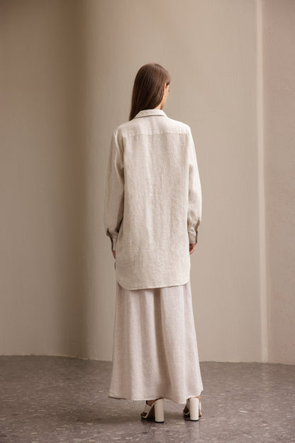 25194 Linen Shirt Long