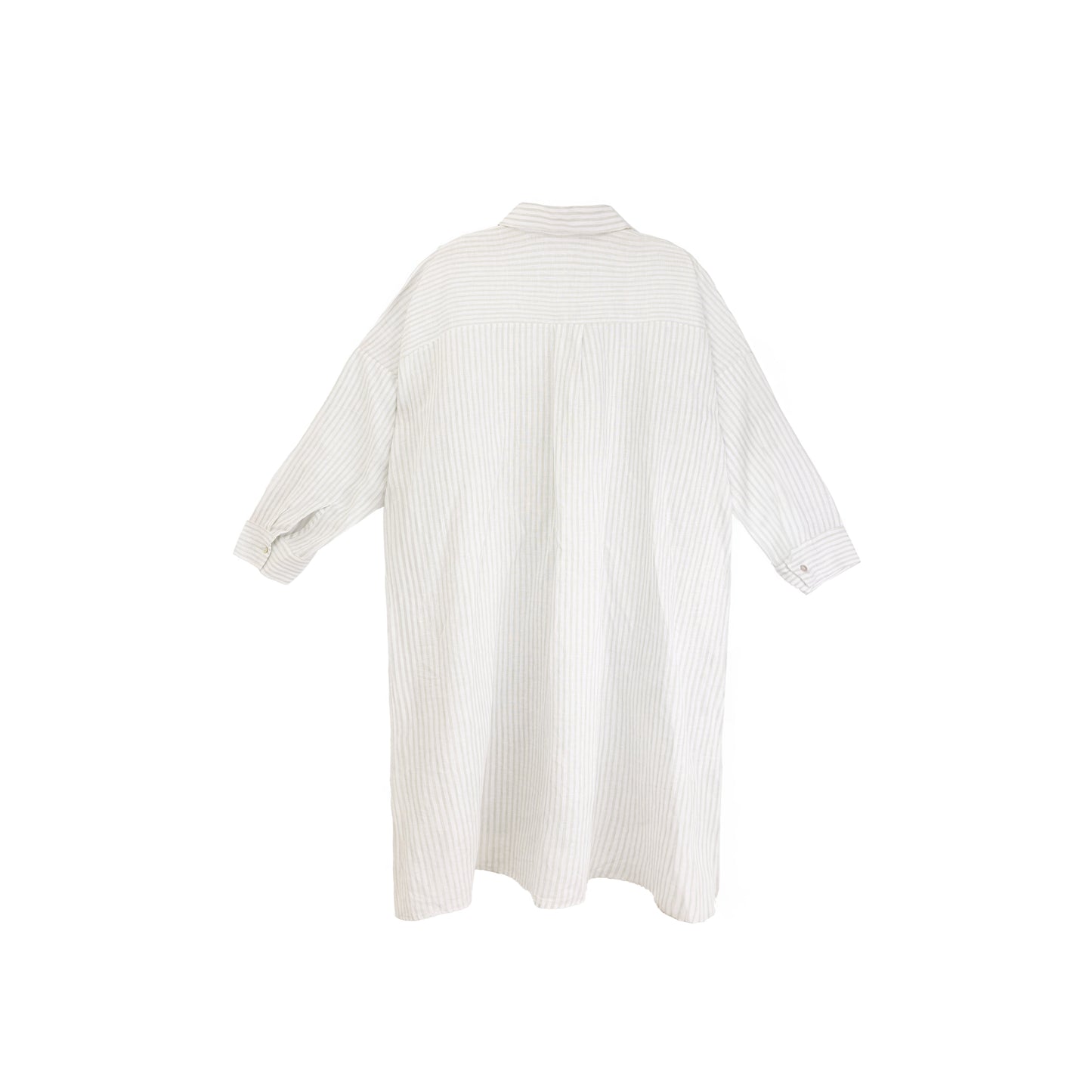 25200 Linen Long Shirt Dress