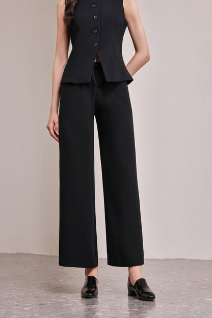 25203 Office Lady Pant With Elastic band