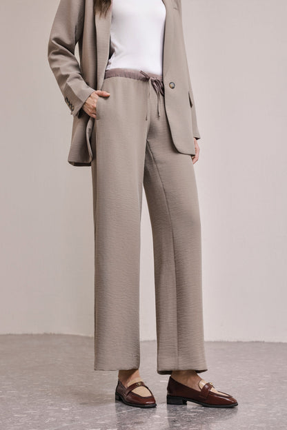 25203 Office Lady Pant With Elastic band