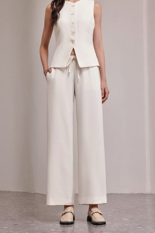 25203 Office Lady Pant With Elastic band