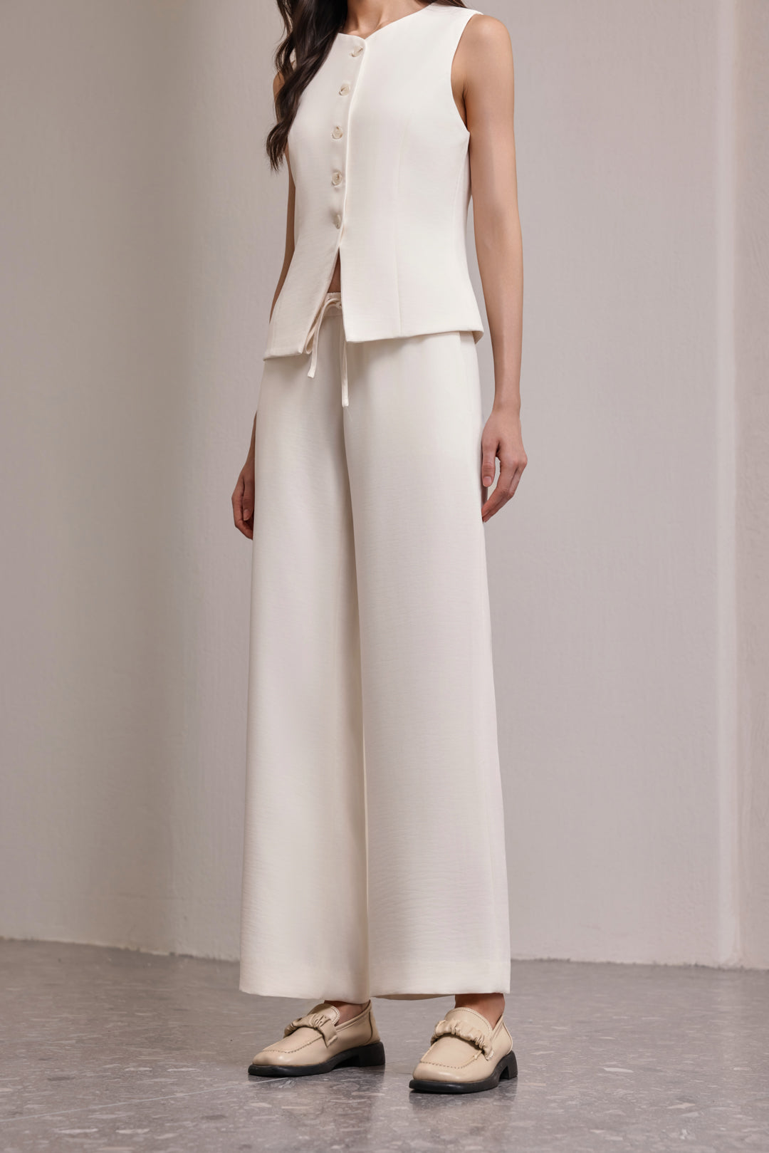 25203 Office Lady Pant With Elastic band