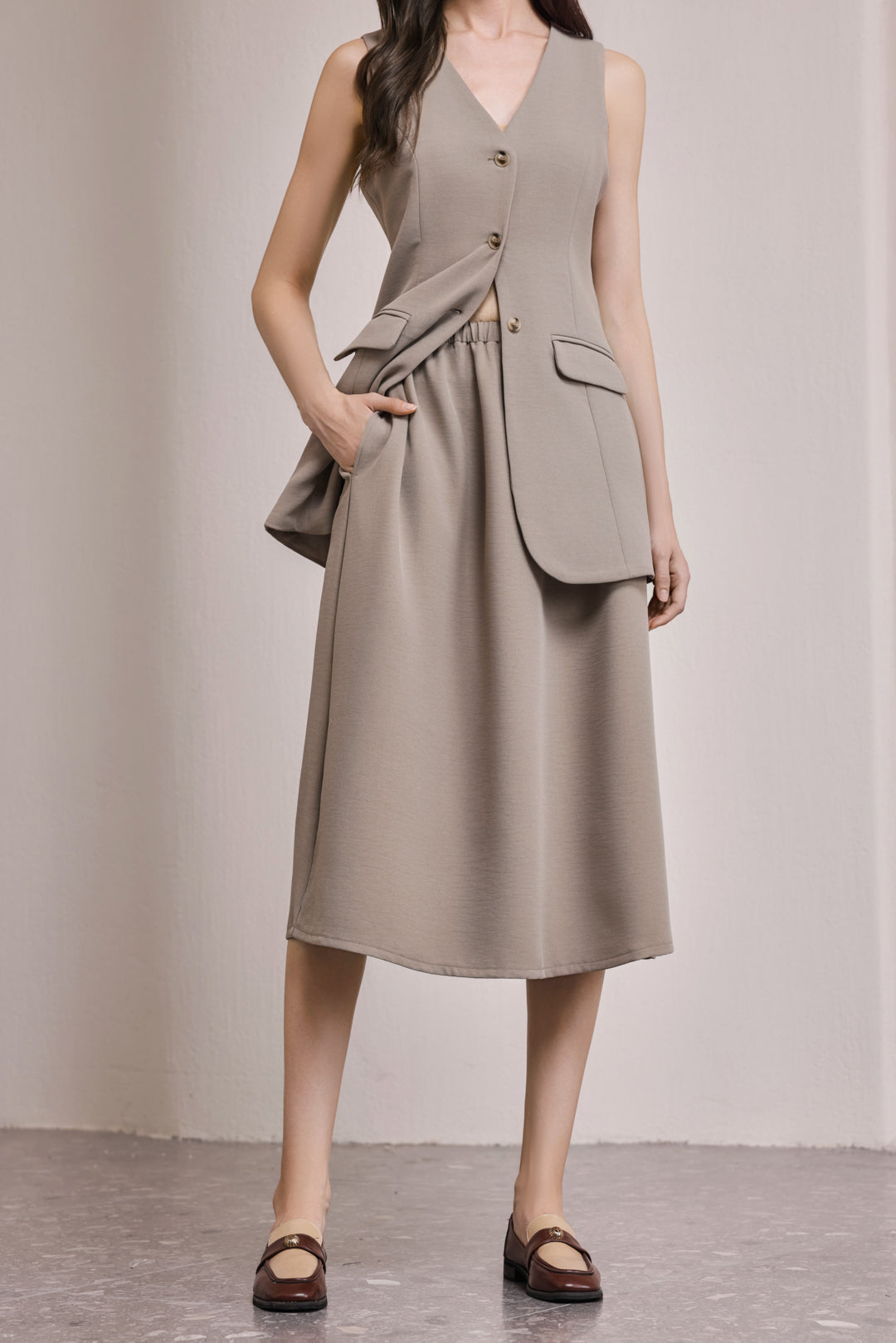 25203S Office Lady Skirt