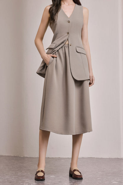 25203S Office Lady Skirt