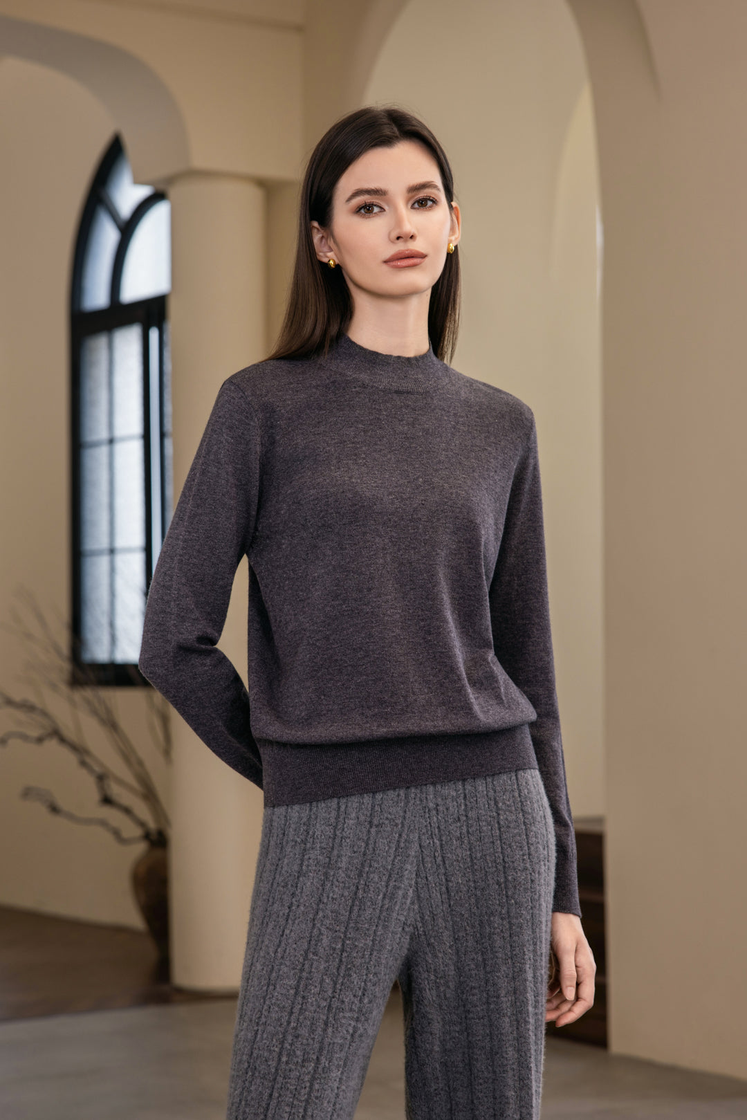 25217 Mockneck Sweater