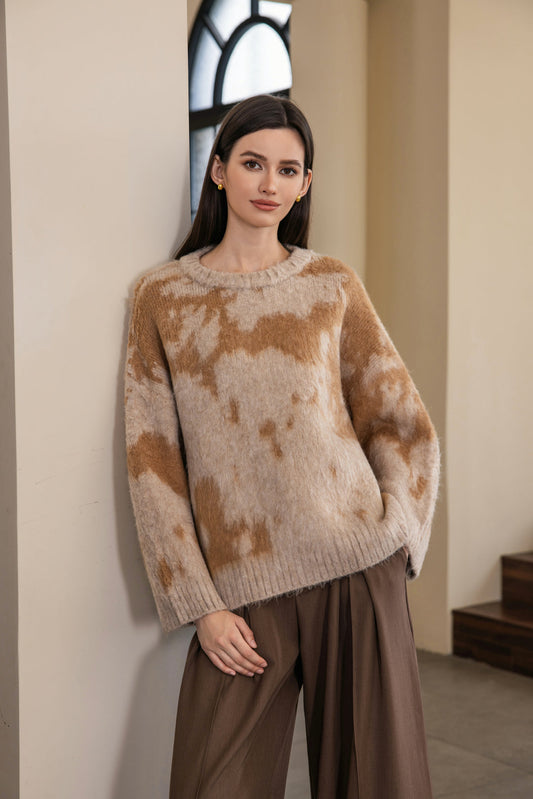 25224 Crewneck Oversized Sweater