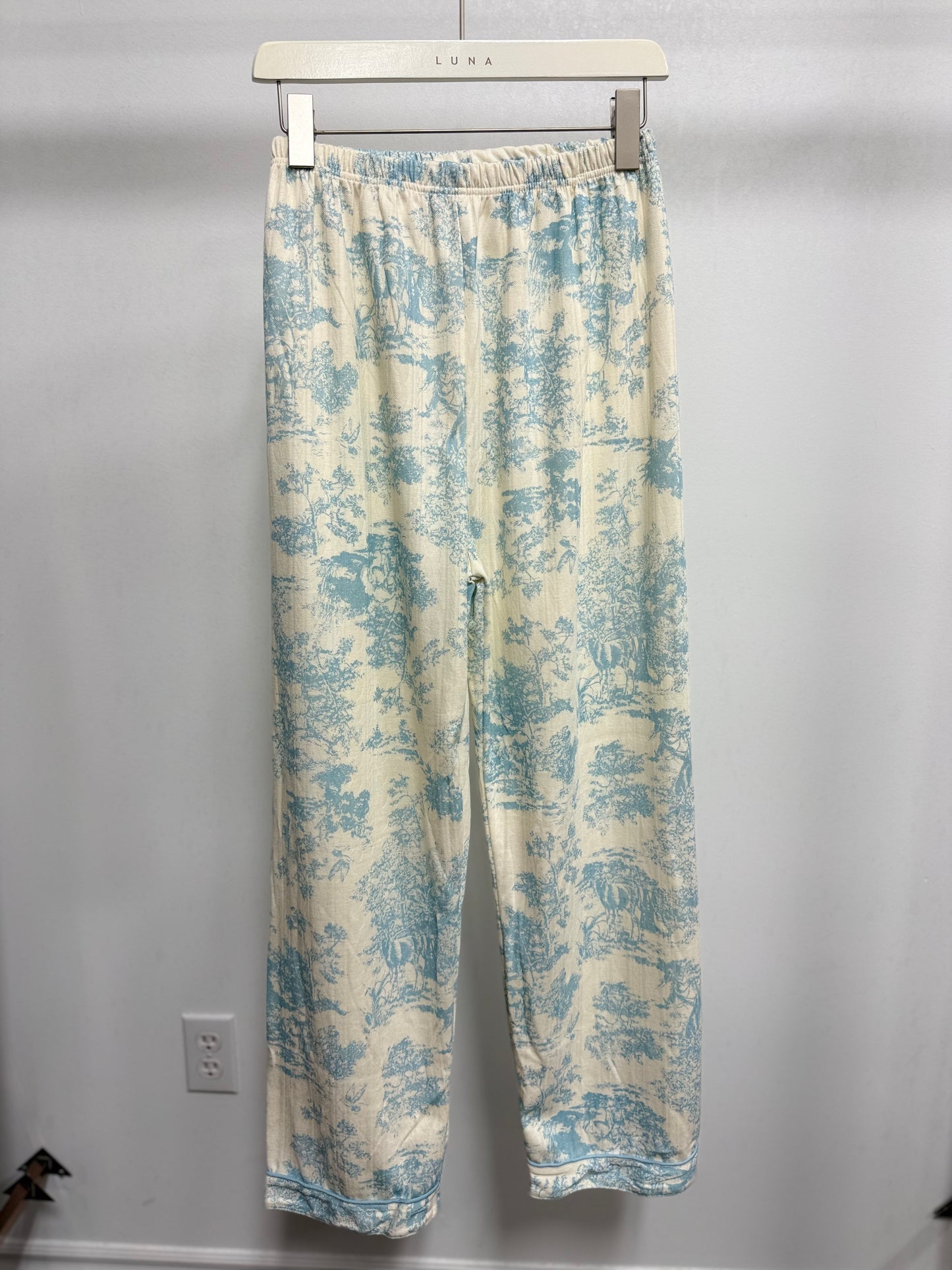 26136B Floral Print Loungewear Set Bottom