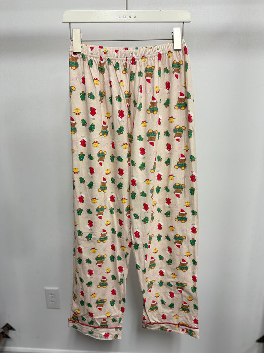 26139B Christmas Time Loungewear Set Bottom