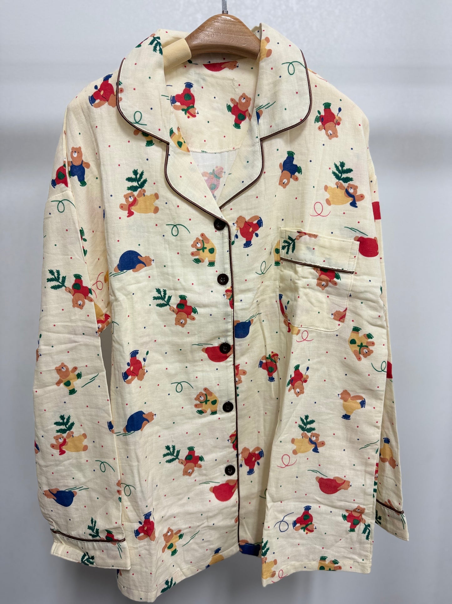 26139T Christmas Time Loungewear Set Top