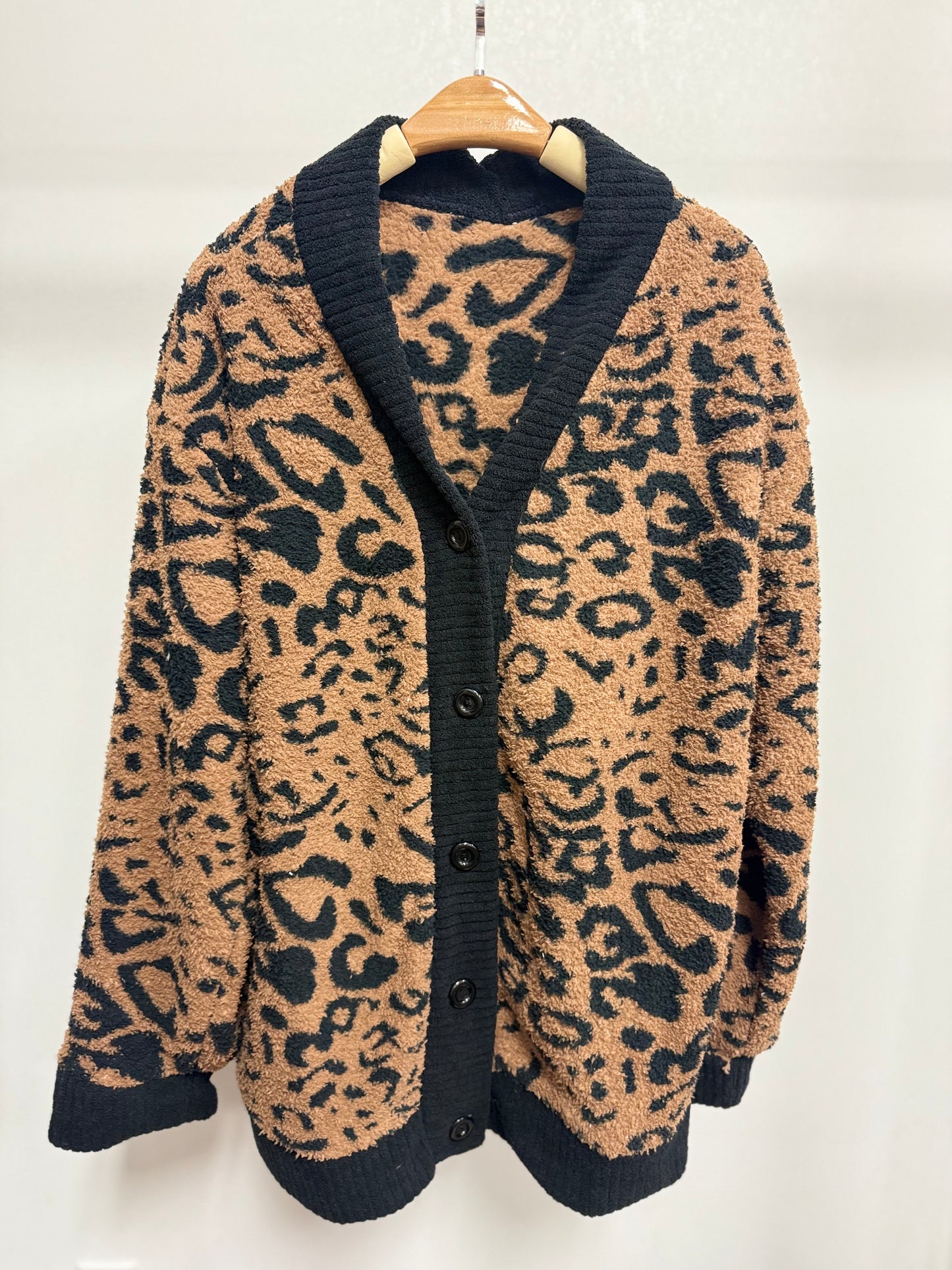 26145T Animal Print Loungewear Set Top
