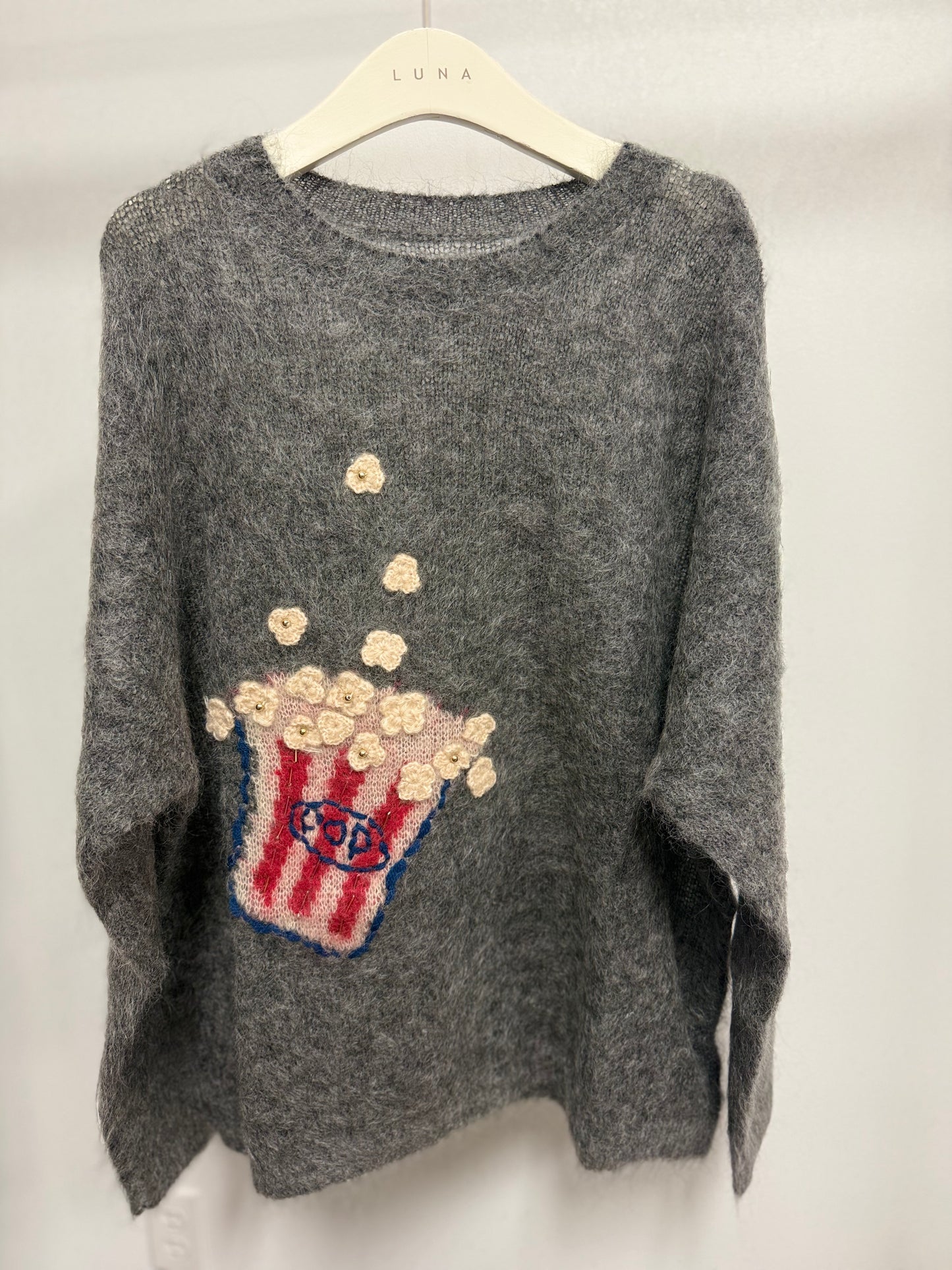 26156 Popcorn Sweater