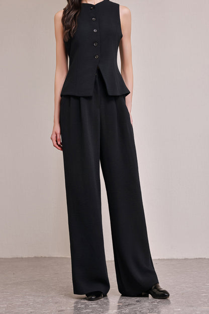 25117 Office Lady Pant With Button