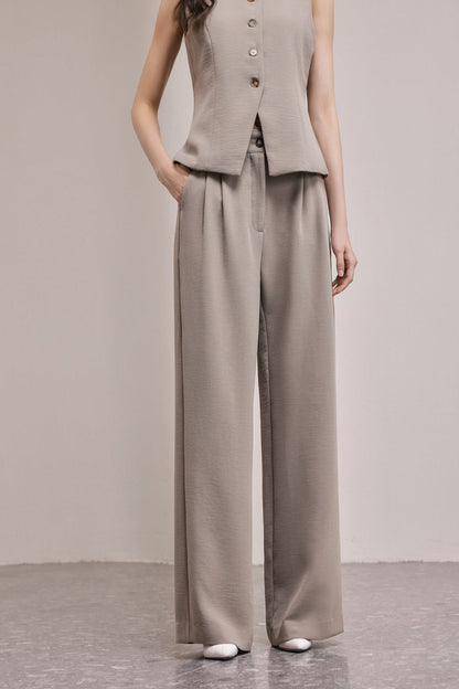 25117 Office Lady Pant With Button