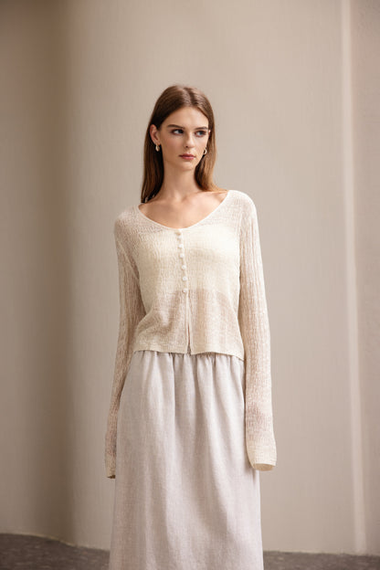 Linen Cardigan 25